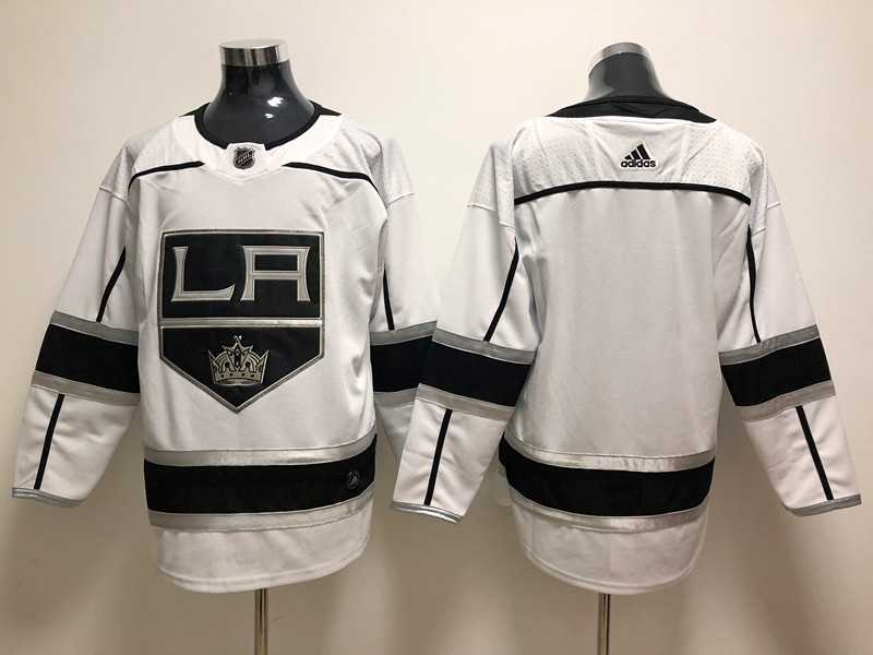 Customized Men's Los Angeles Kings Any Name & Number White Adidas Stitched Jersey